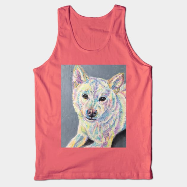 Colourful Shiba -Inu Tank Top by Merlinsmates